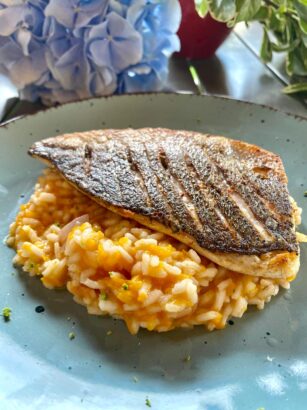 Rețetă risotto cu dovleac și doradă- cremos și savuros